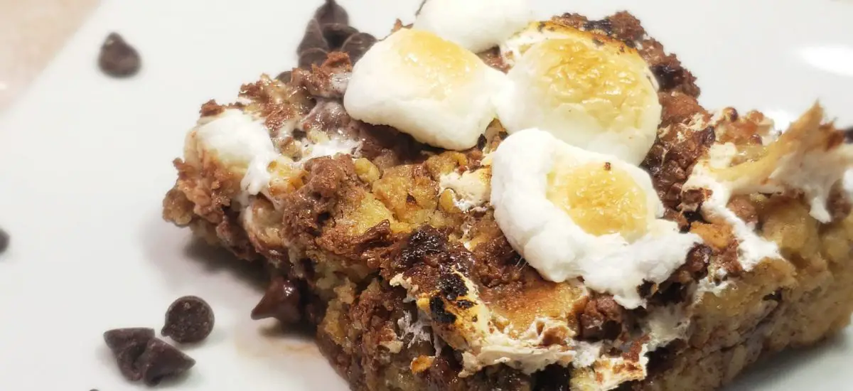 Toasty Nutella S’more Cookie Bars