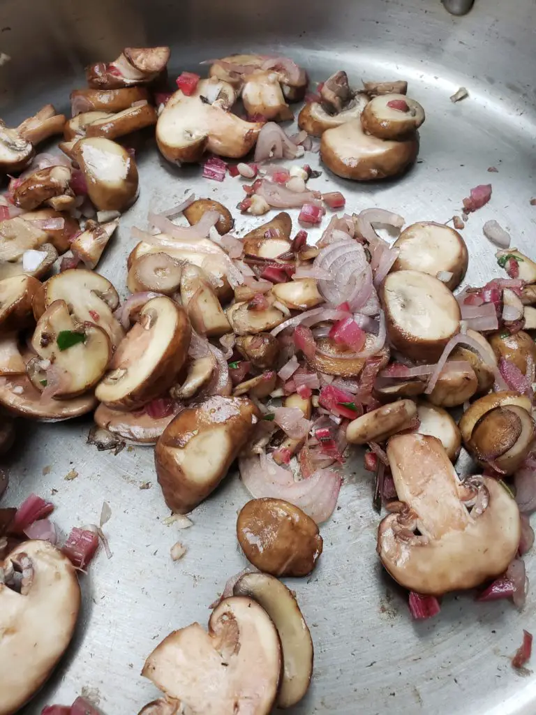 saute mushrooms