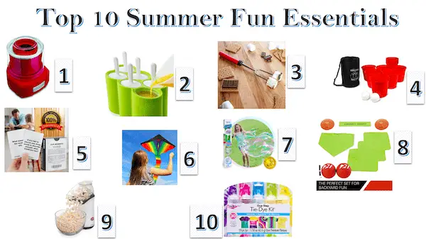 top 10 summer fun ideas for kids