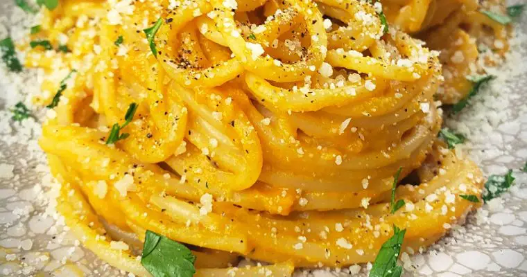 Spaghetti with Roasted Butternut Sauce