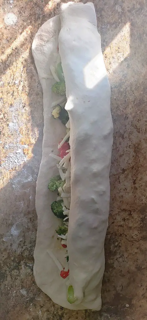 rolling the stromboli