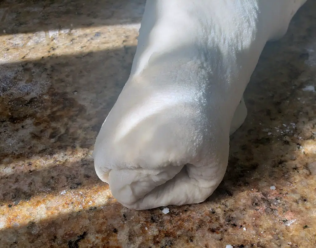 end of rolled stromboli