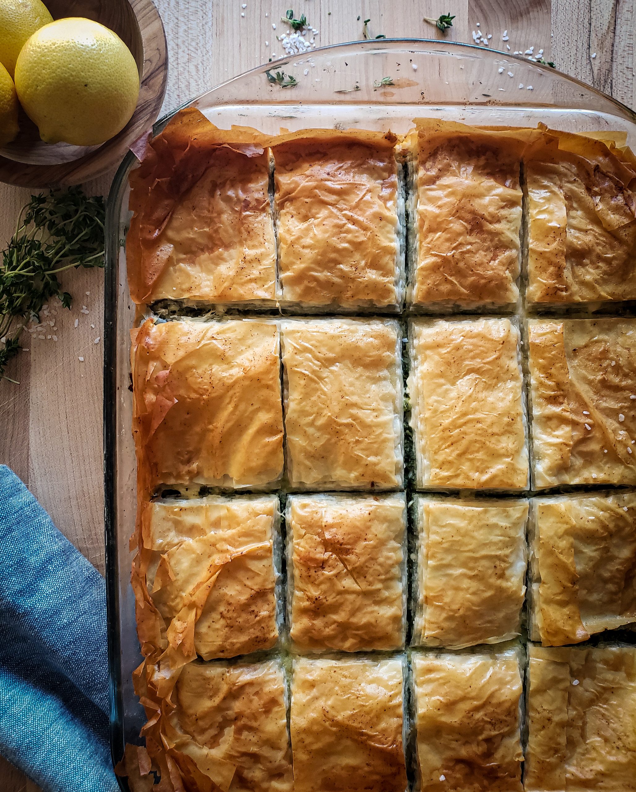 Spanakopita- Greek Spinach and Feta Pie