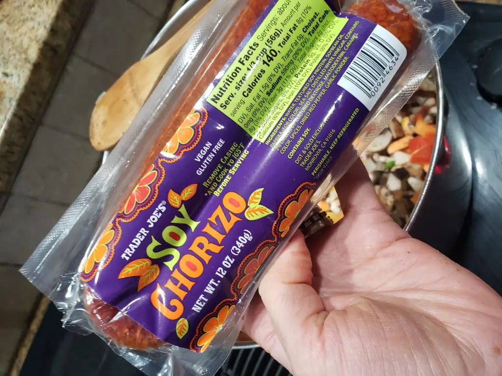 soy chorizo vegan chili