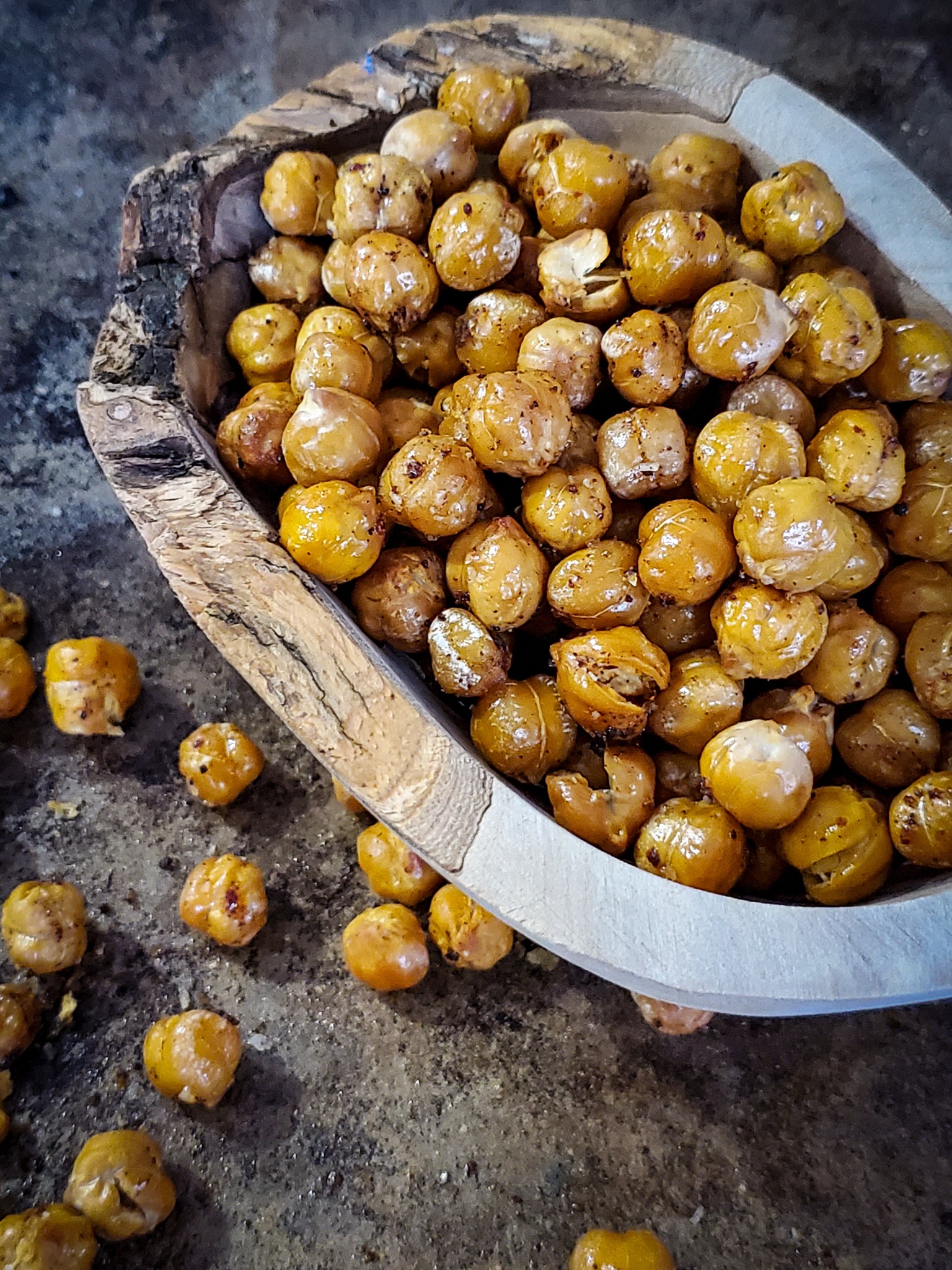 Crispy Crunchy Roasted Chili-Lime Chickpeas