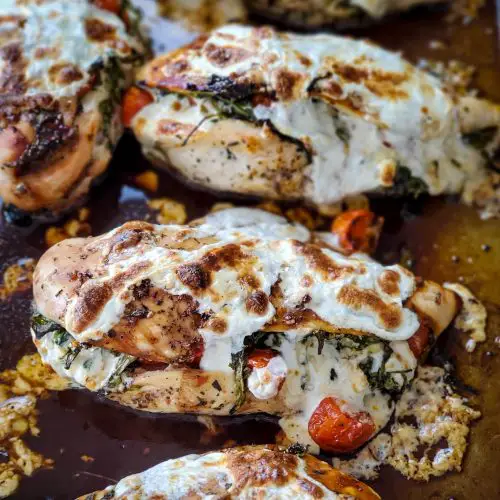caprese stuffed chicken