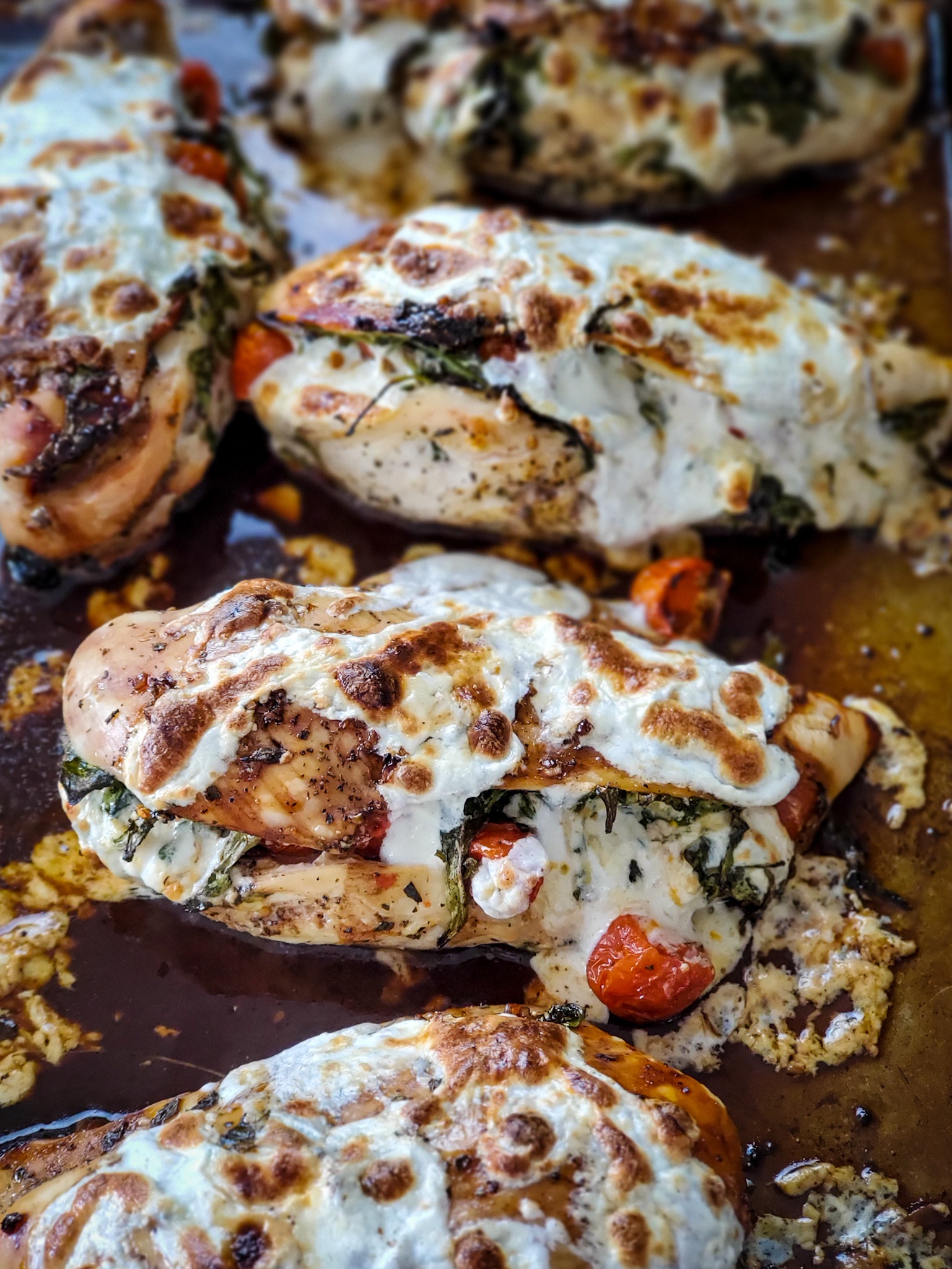 Caprese Stuffed Balsamic Chicken {VIDEO}