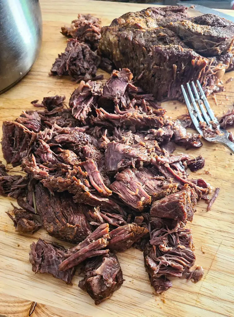 Shredded beef chuck roast