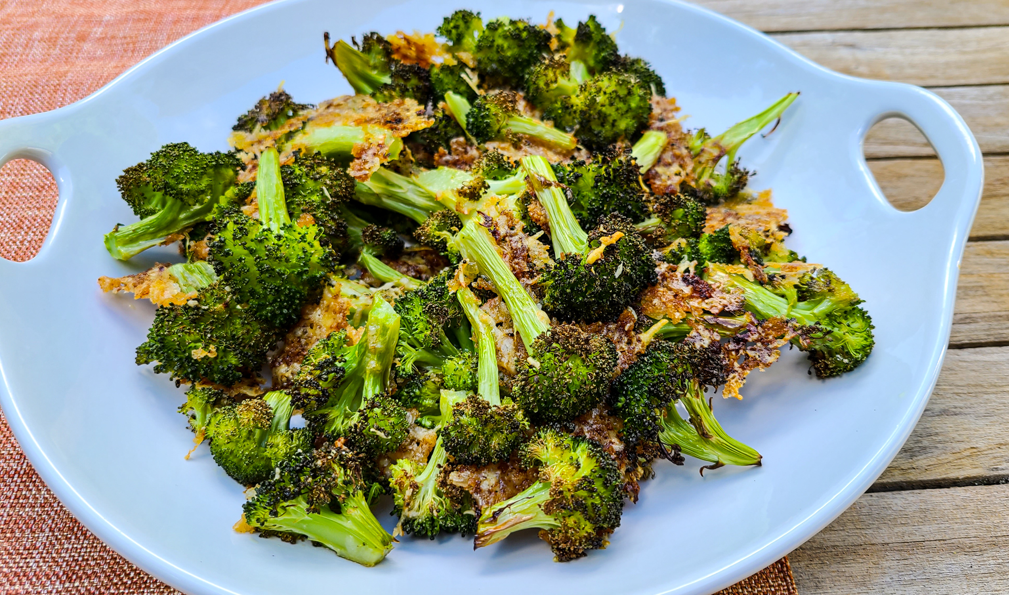 Crispy Parmesan Roasted Broccoli